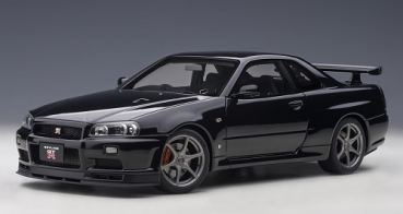 77407 Nissan Skyline GT-R (R34) V-spec II (Black Pearl) 1:18